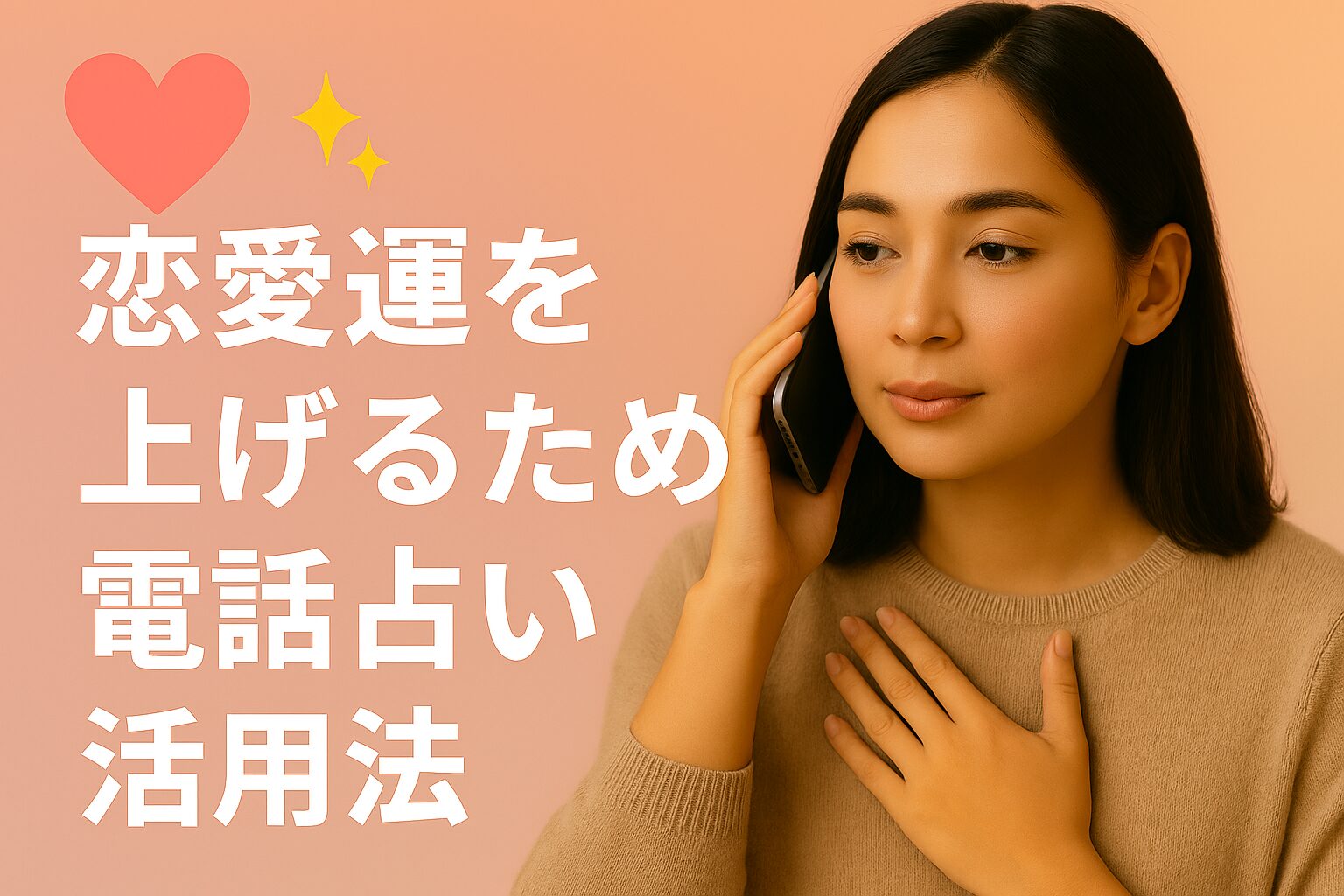 恋愛運を上げるための電話占い活用法